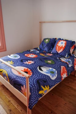 Blue Iris Bedding Set