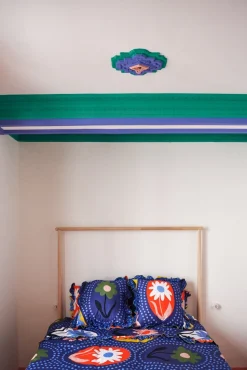 Blue Iris Bedding Set