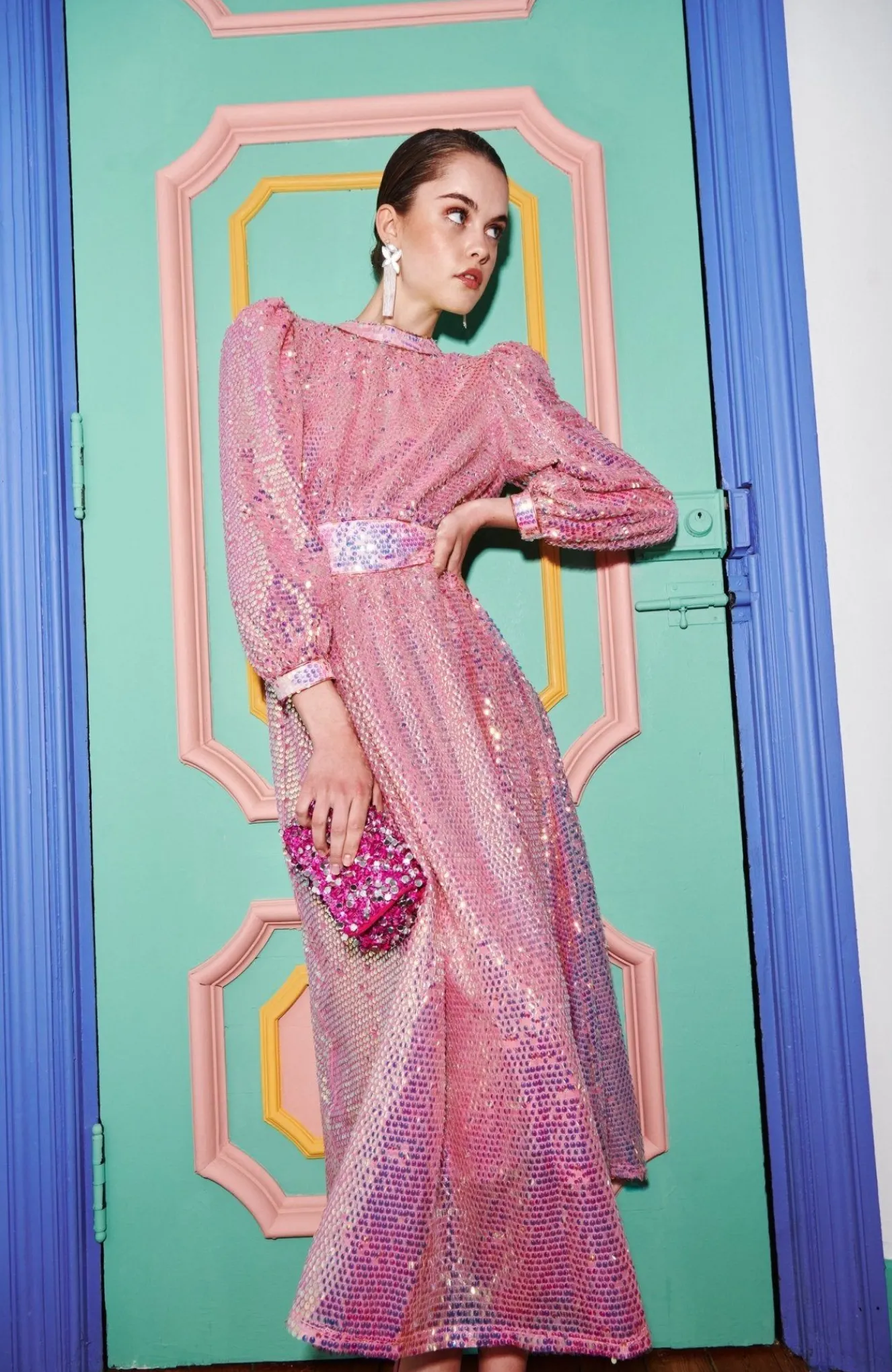 Bunzi Dress Pink