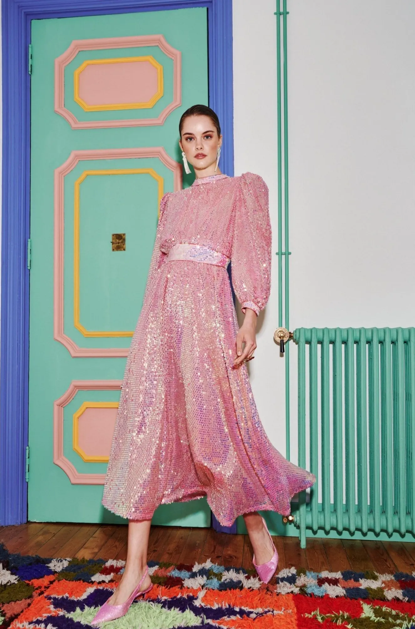 Bunzi Dress Pink