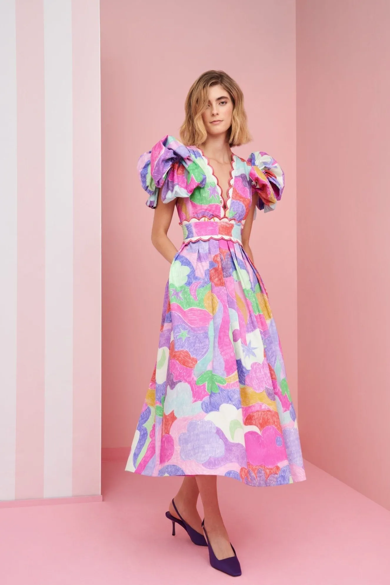 Curazao Dress Print