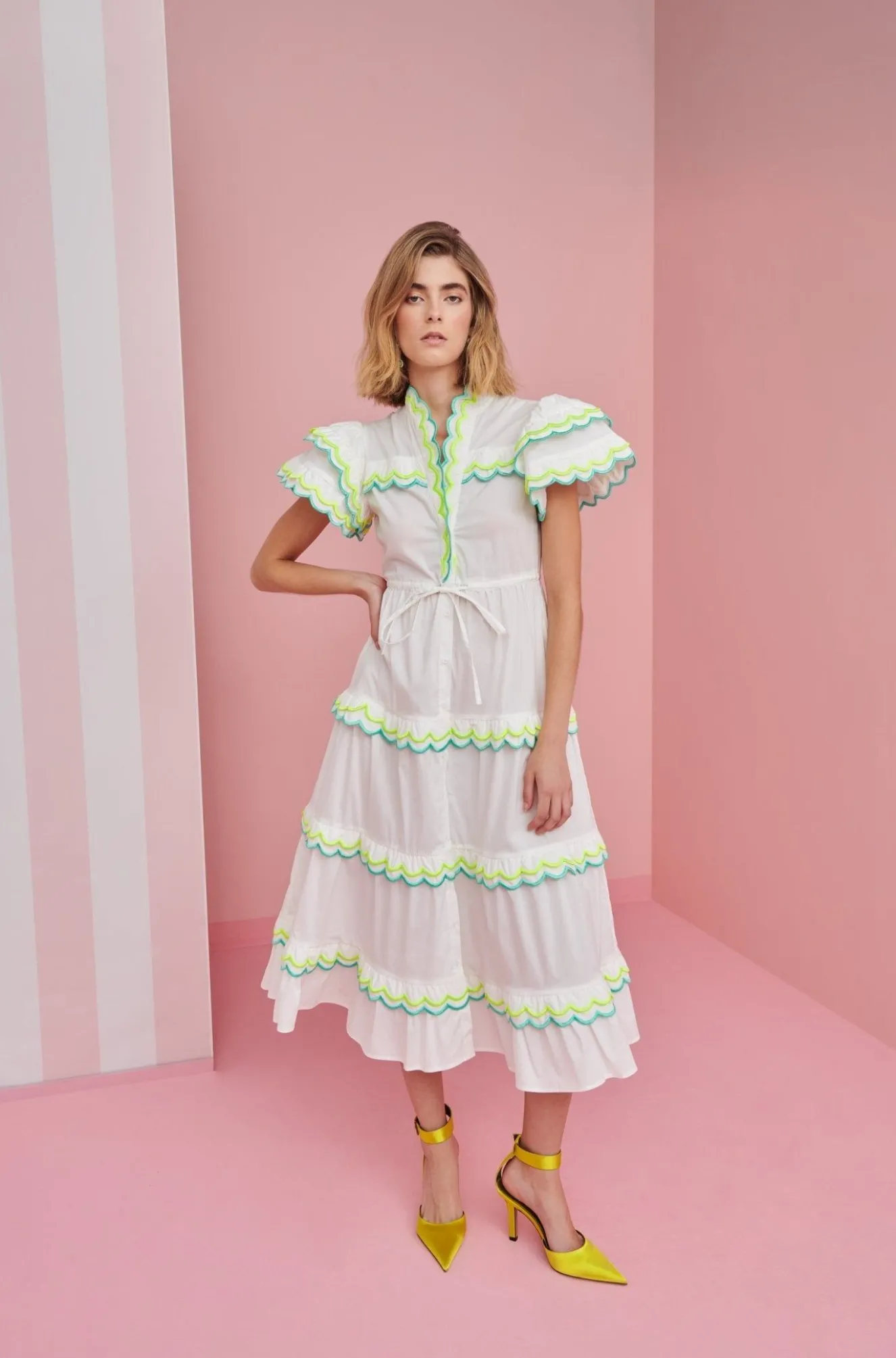 Eden Dress White