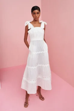 Jade Dress White