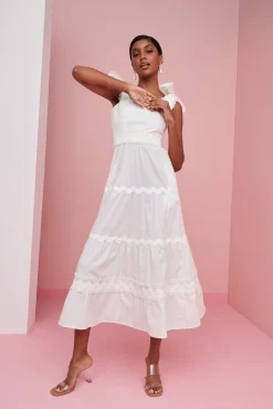 Jade Dress White