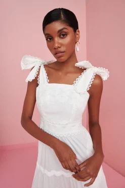 Jade Dress White