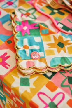 Mosaic Napkins Set Of Two