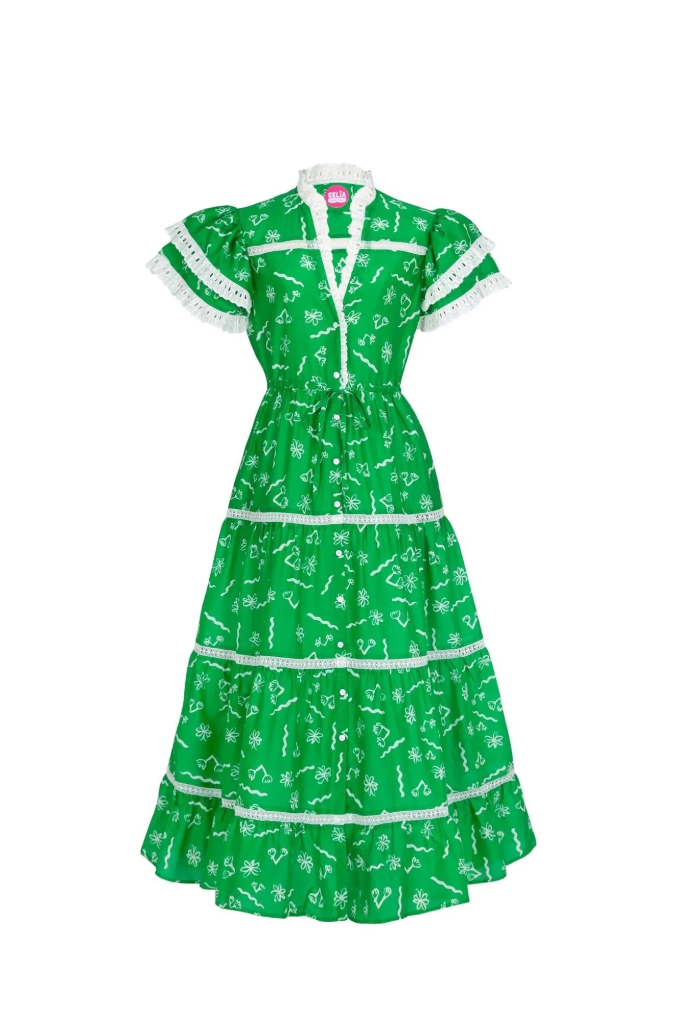 Sedna Dress-Green